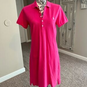 Ralph Lauren Fuchsia Polo Dress